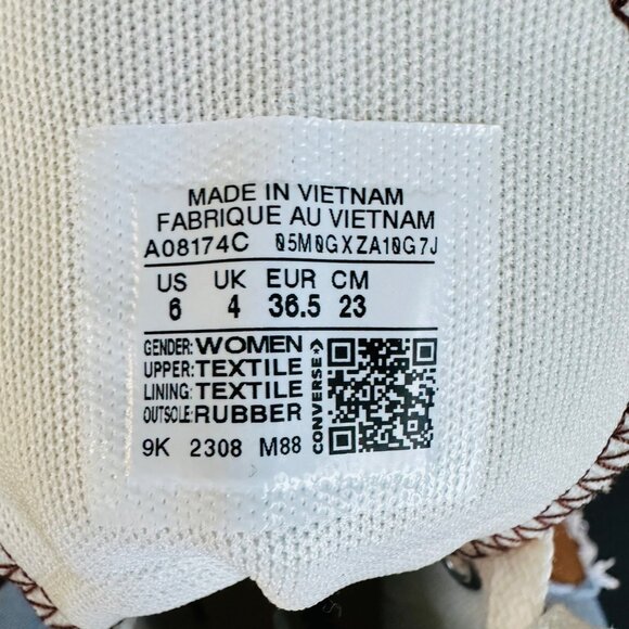 ⭐Converse Chuck Taylor Lift Platform Embroidered Sz 6 Womens Shoes Brown A08174C - Picture 14 of 14